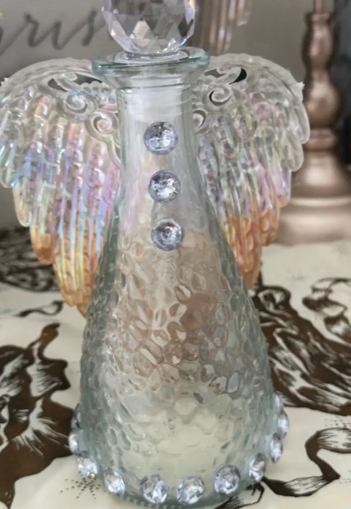 angel with rhinestones