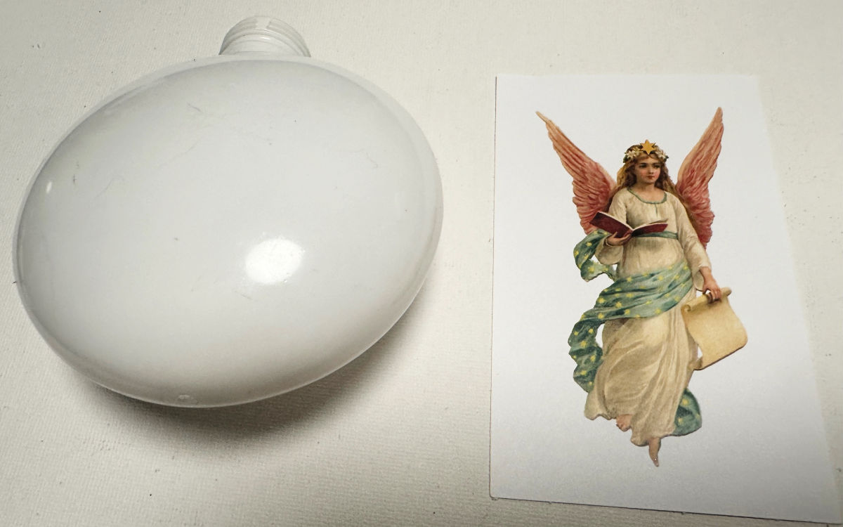 vintage angel ornaments supplies