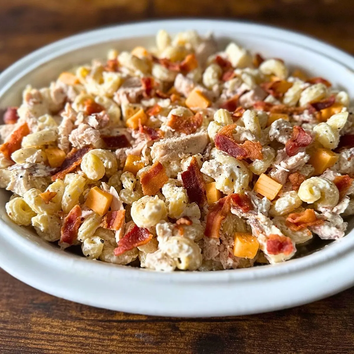 Chicken bacon ranch salad