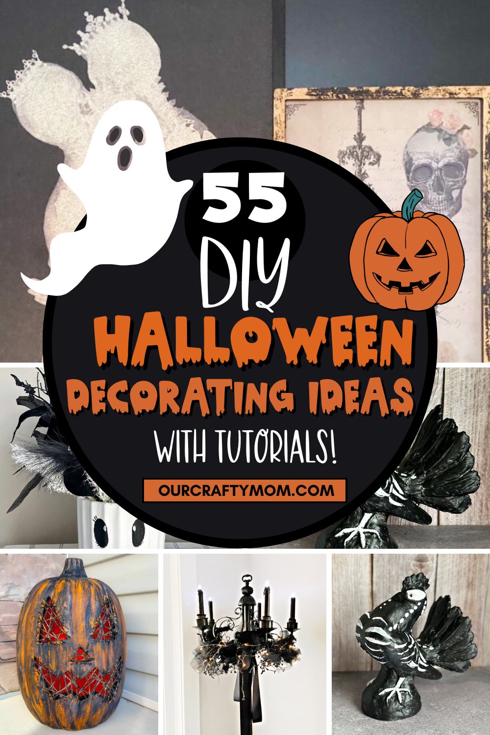 DIY Halloween Decorations collage
