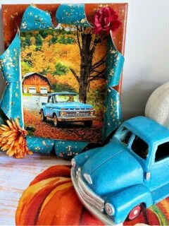 fall busted canvas with free printable