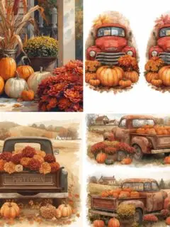 Free Fall Printables collage