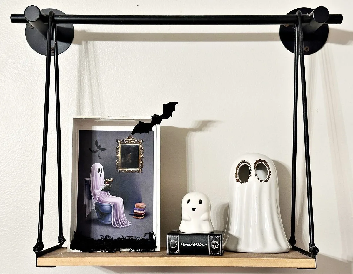 ghost on toilet printable mod podge craft