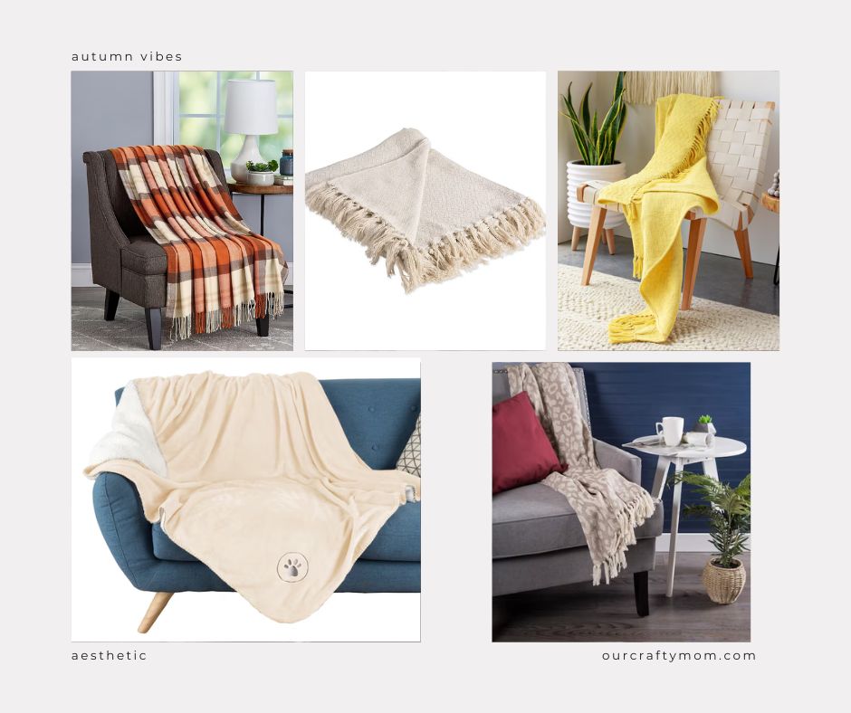 cozy throws collage