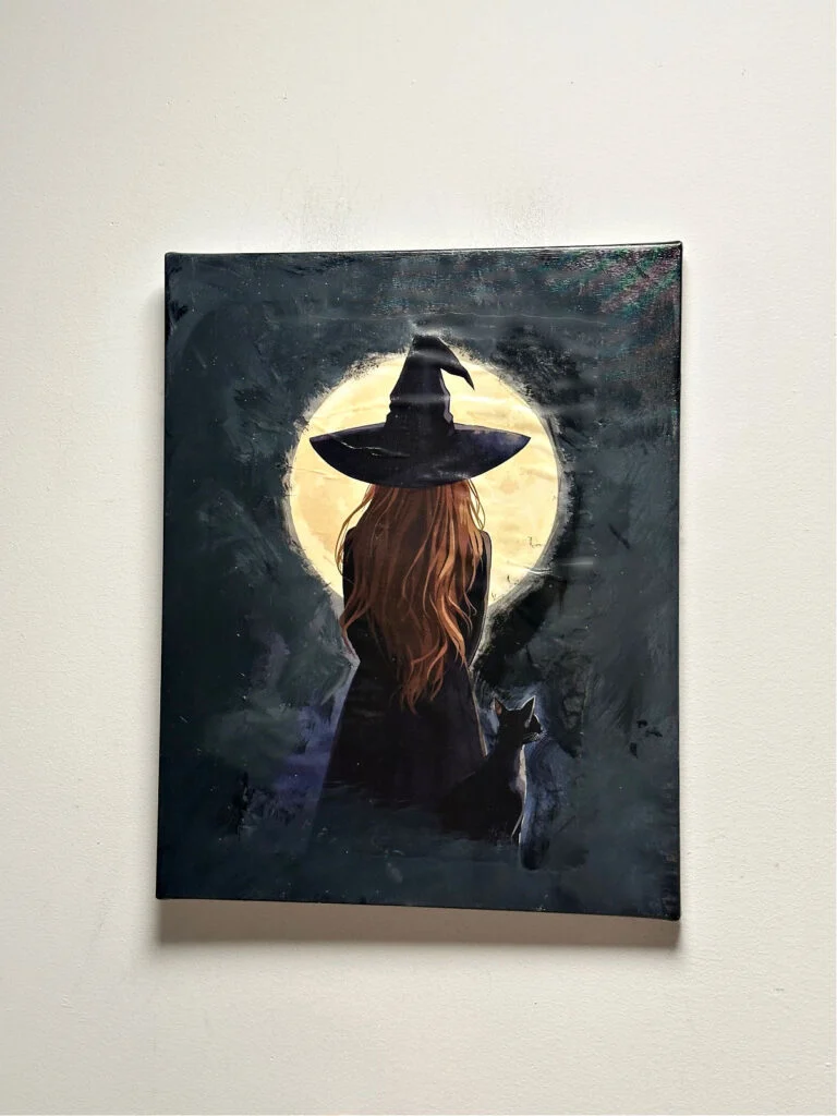 witch printable Halloween art