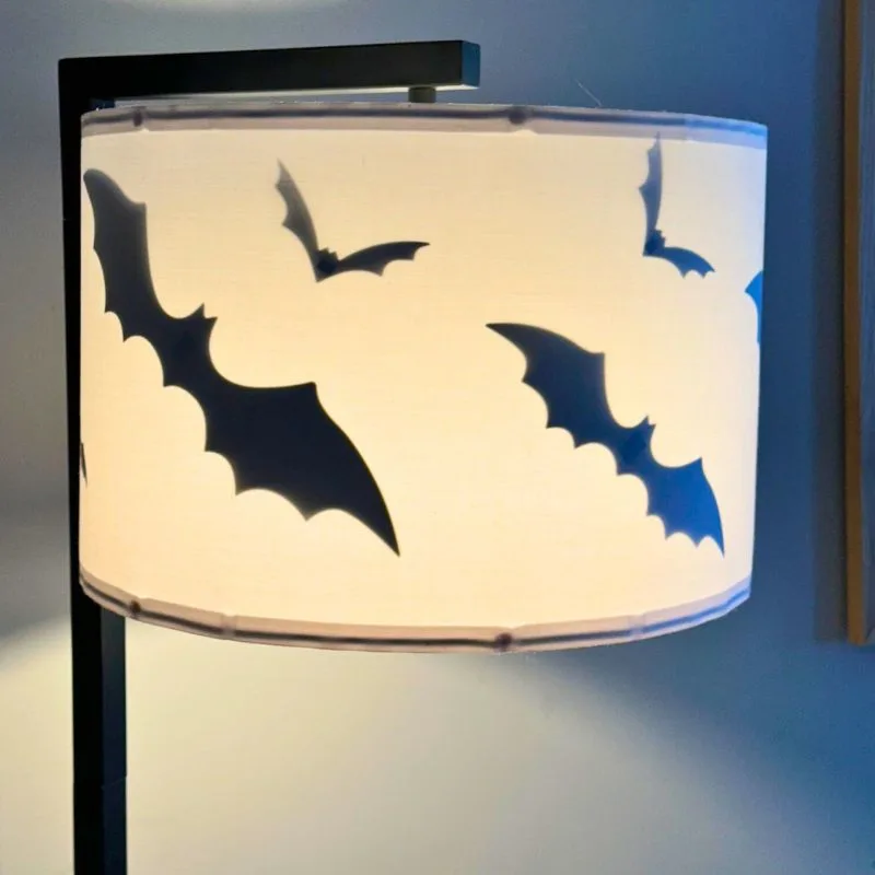 bats on lamp shade