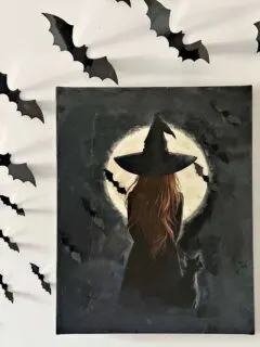 Halloween art canvas