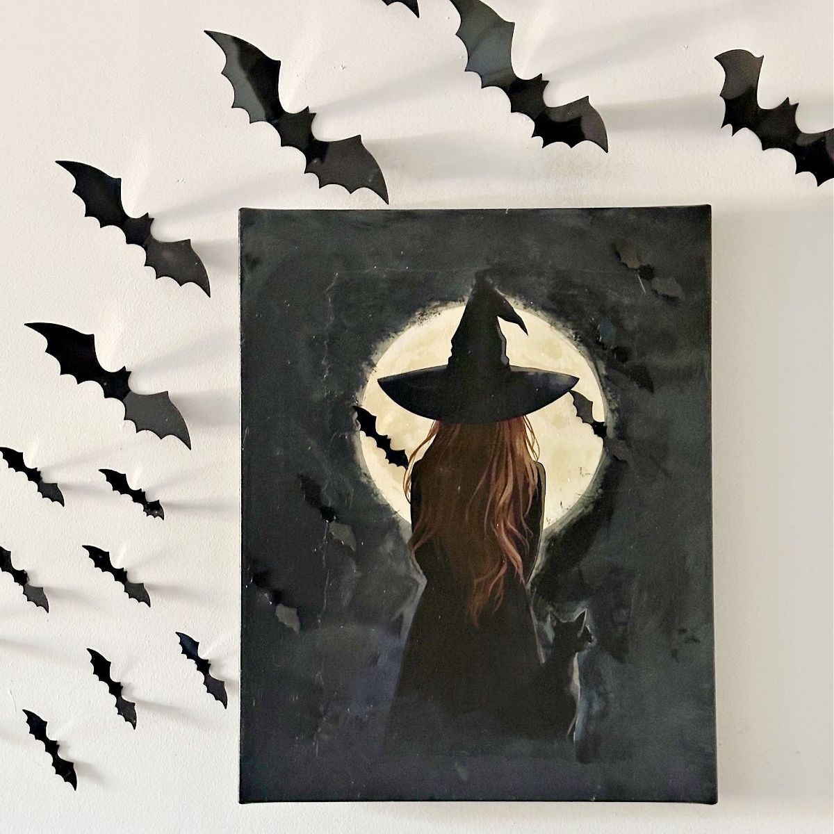 free witch printable on canvas