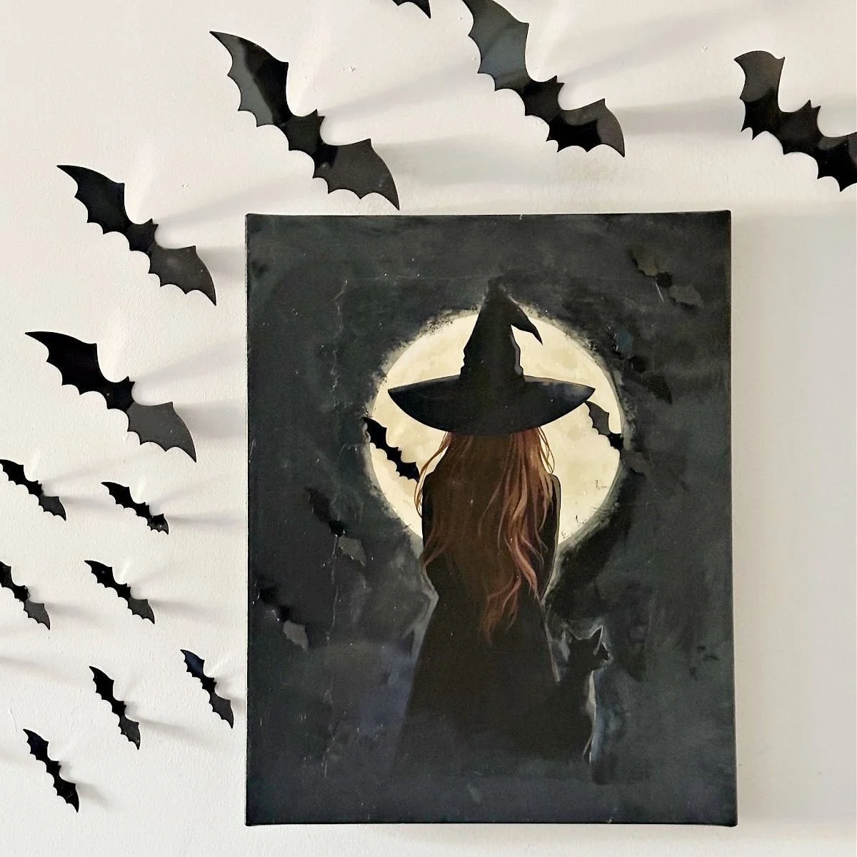 free witch printable on canvas
