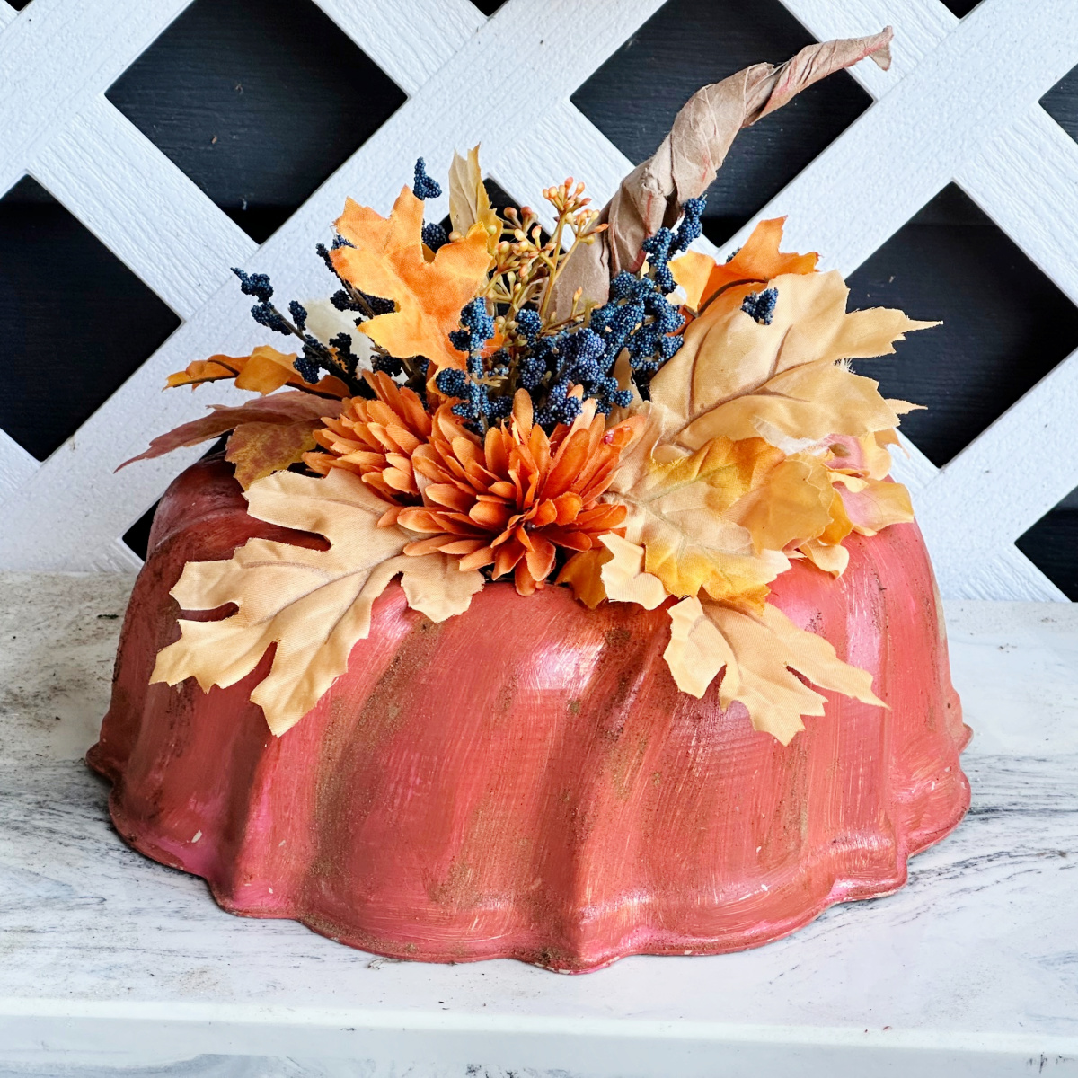 Pumpkin Bundt Pan Craft top view
