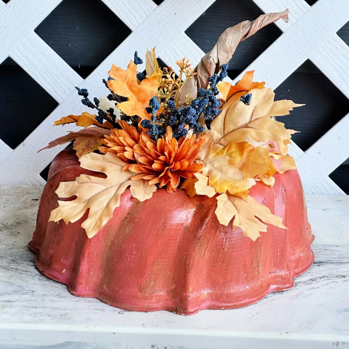 Pumpkin Bundt Pan Craft top view
