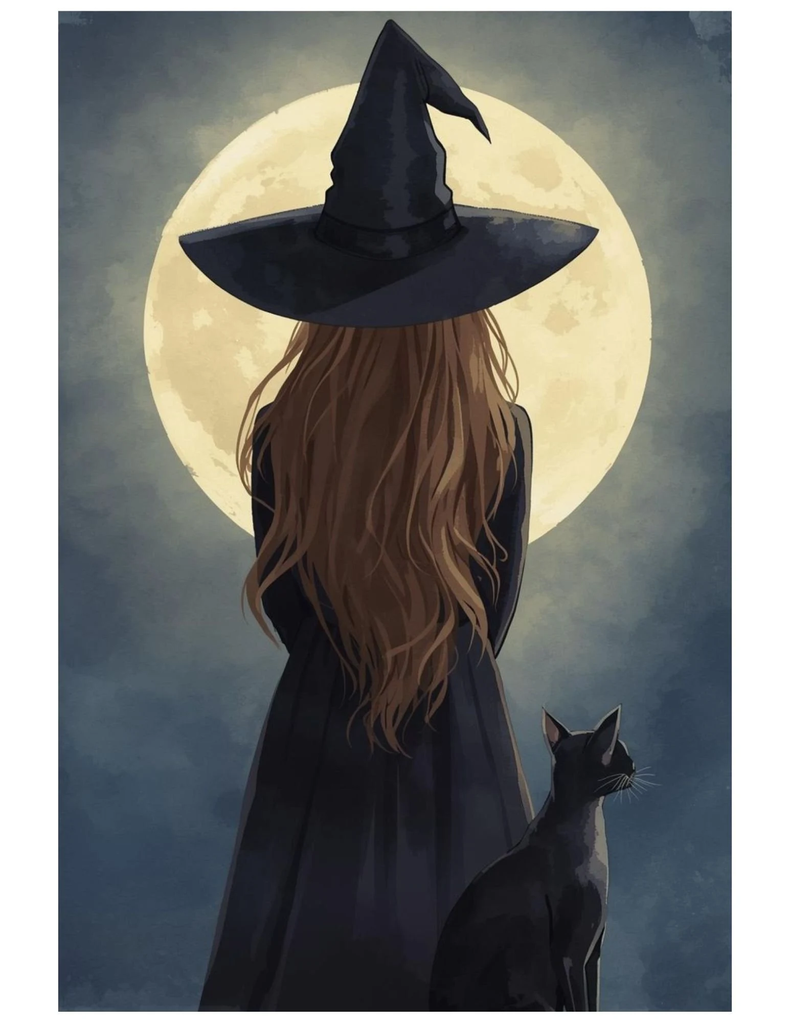 single witch printable