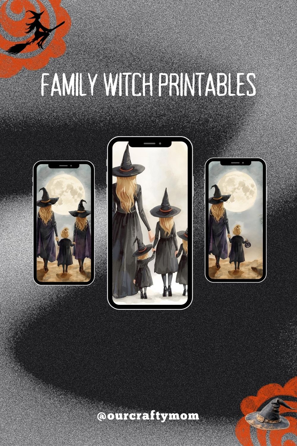 family of witches printable
