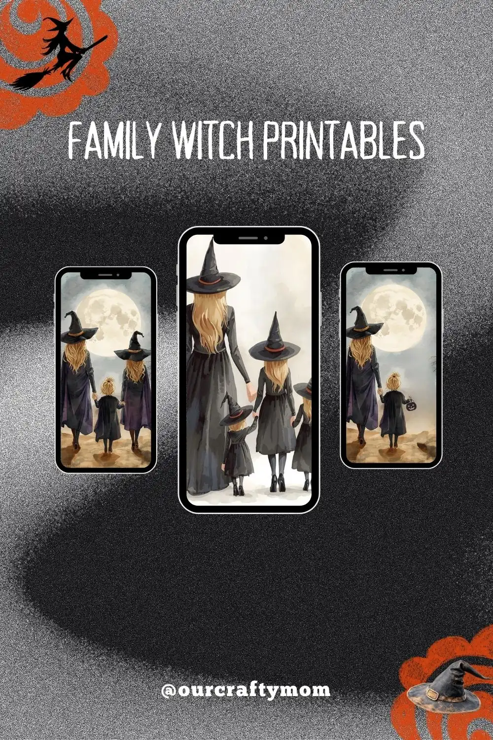 family of witches printable