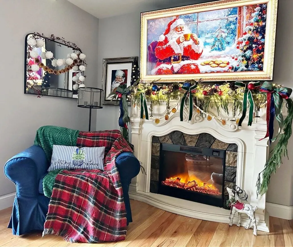 christmas living room decor