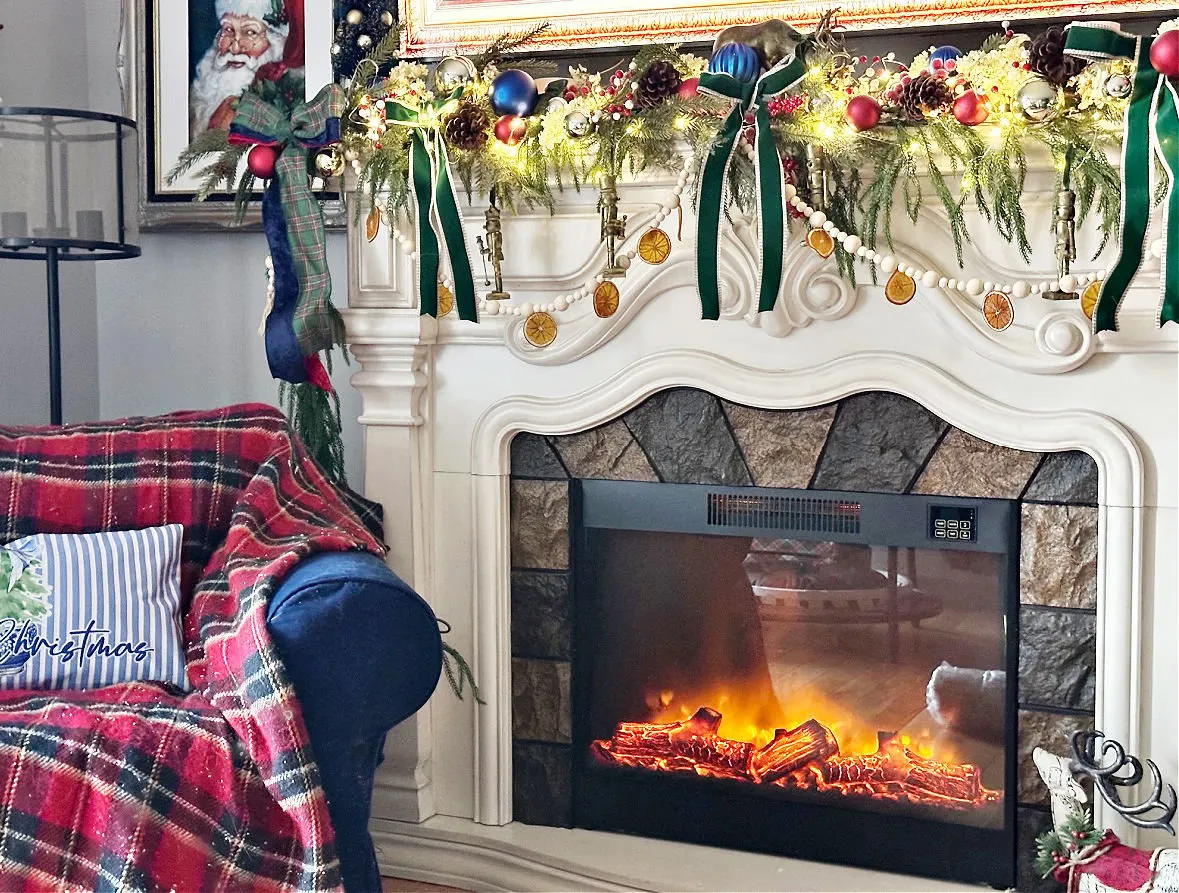 ralph lauren christmas living room