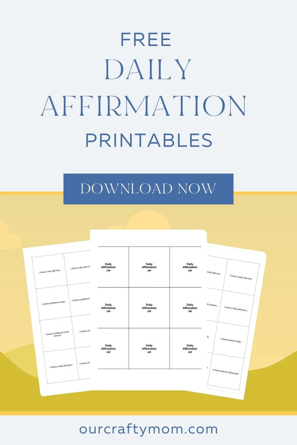 365 Daily Affirmations vertical image with text