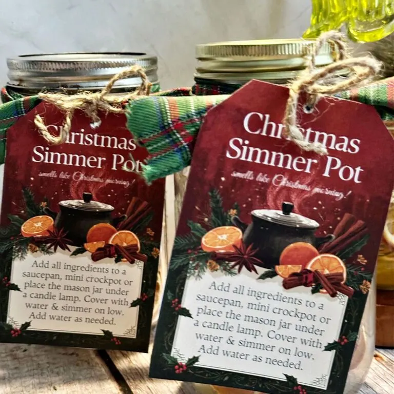 mason jar simmer pots
