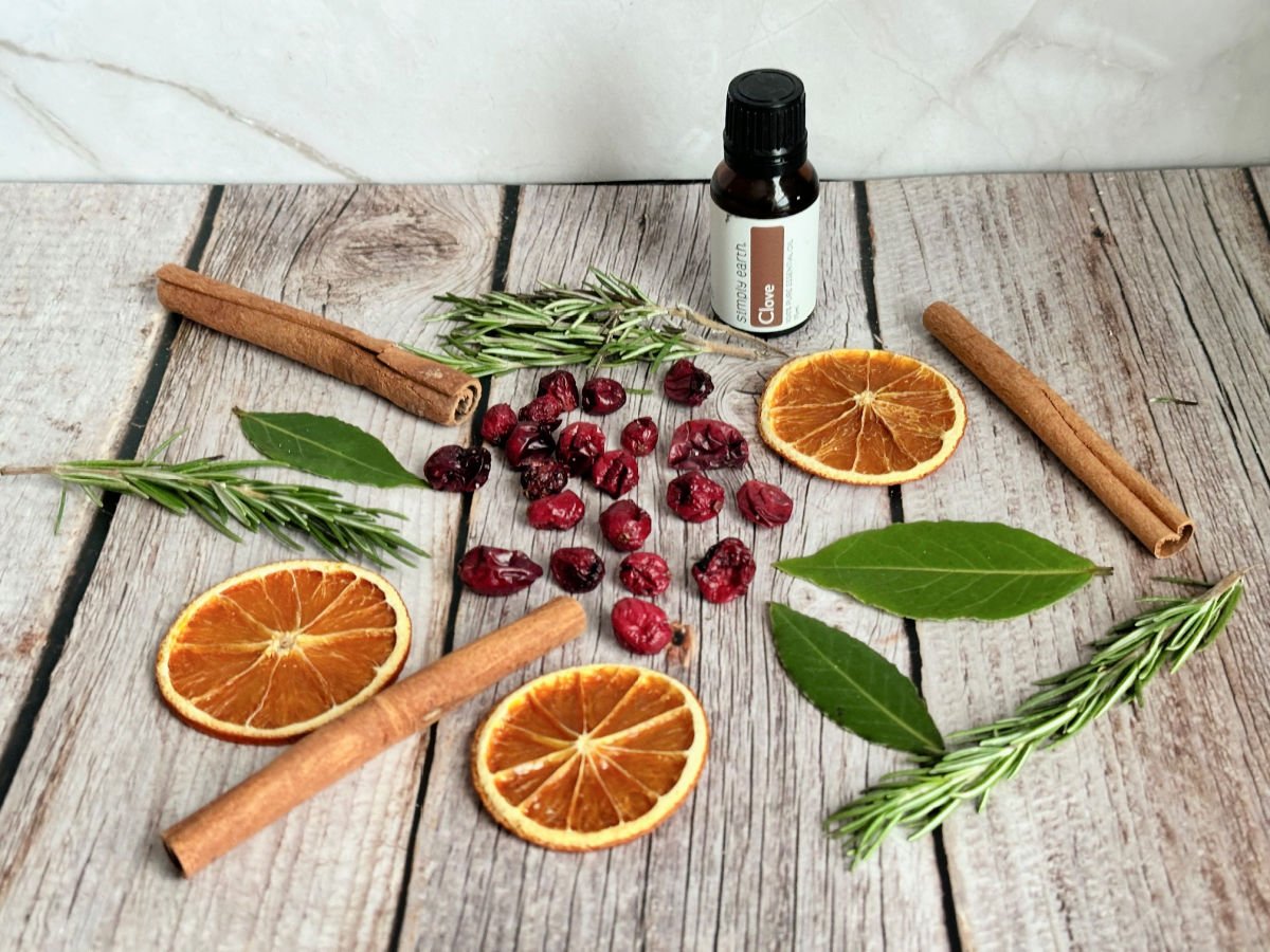 Christmas Simmer Pot ingredients