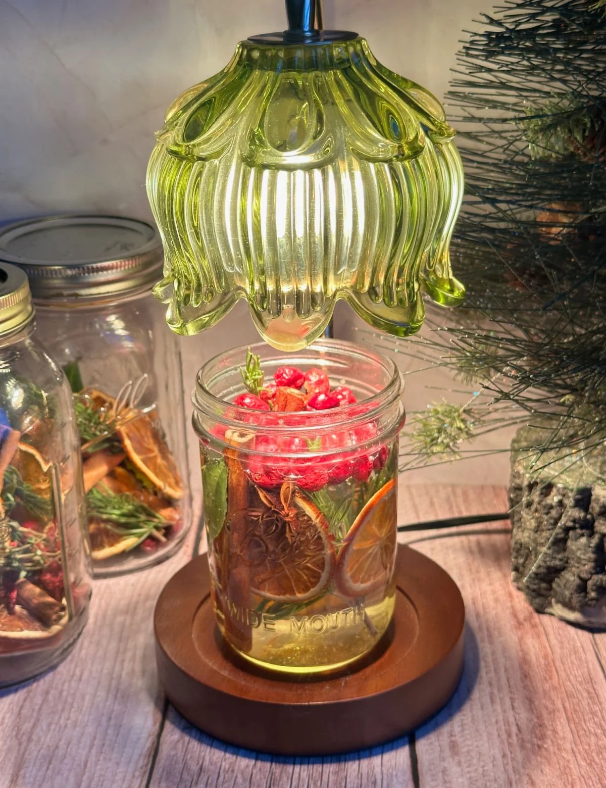 candle warmer with simmer pot