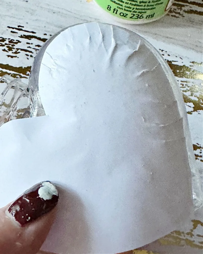 back of heart ornament 