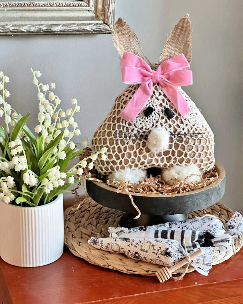 center view of bunny craft