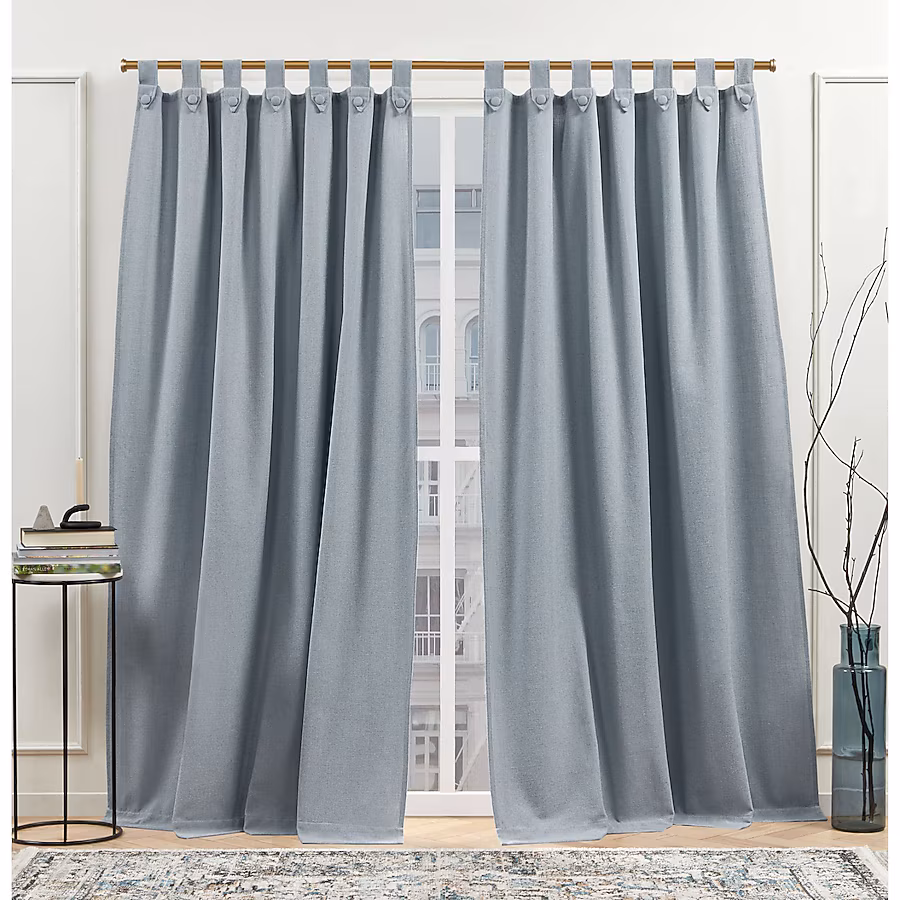 slate blue nicole miller curtains