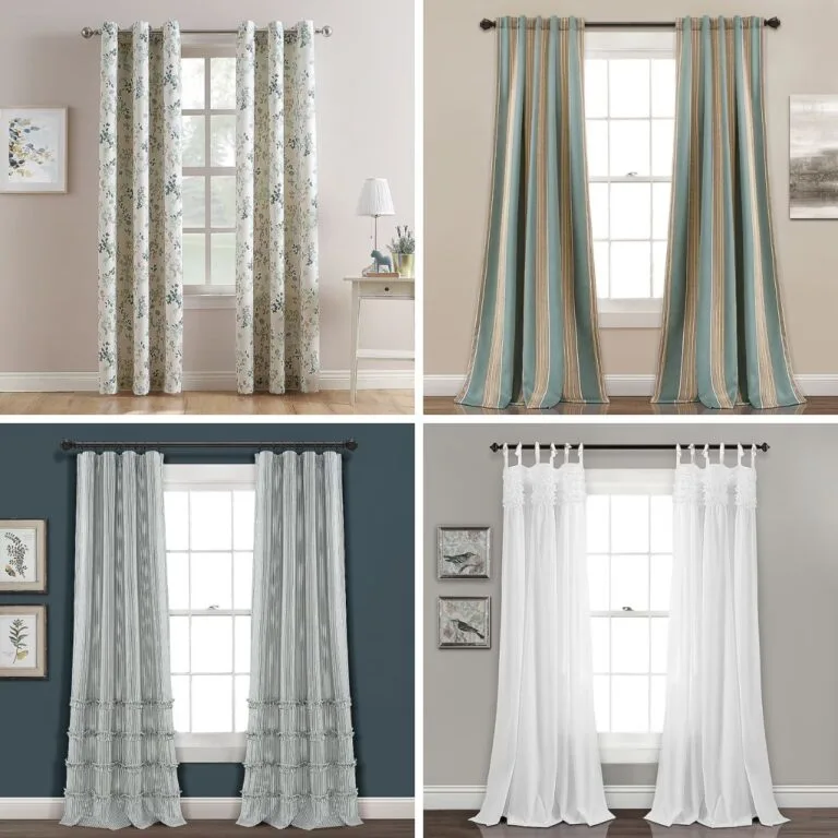 Living Room Drapes and Curtains Ideas collage