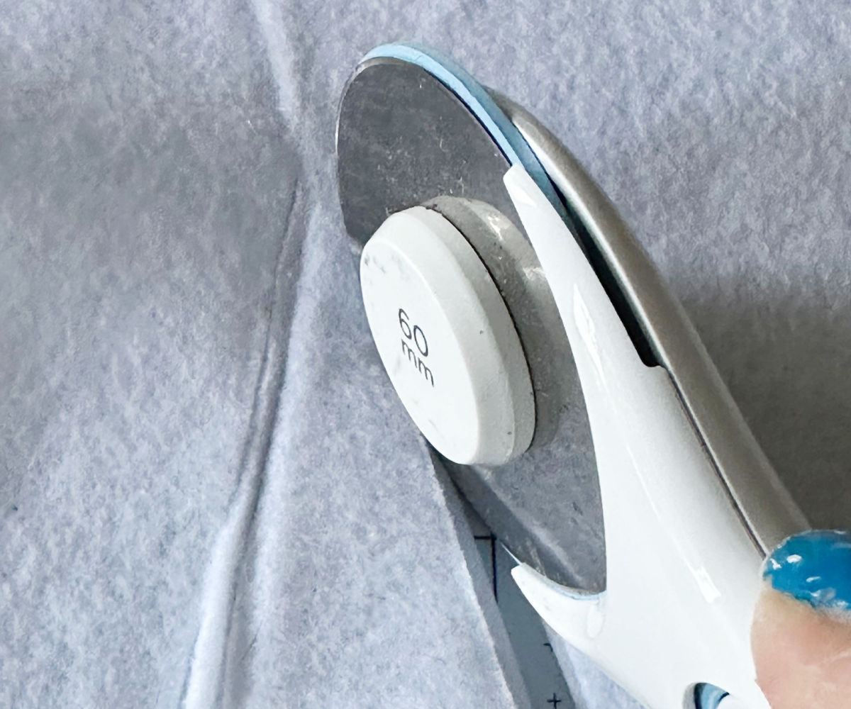 cutting bunny ears for garland