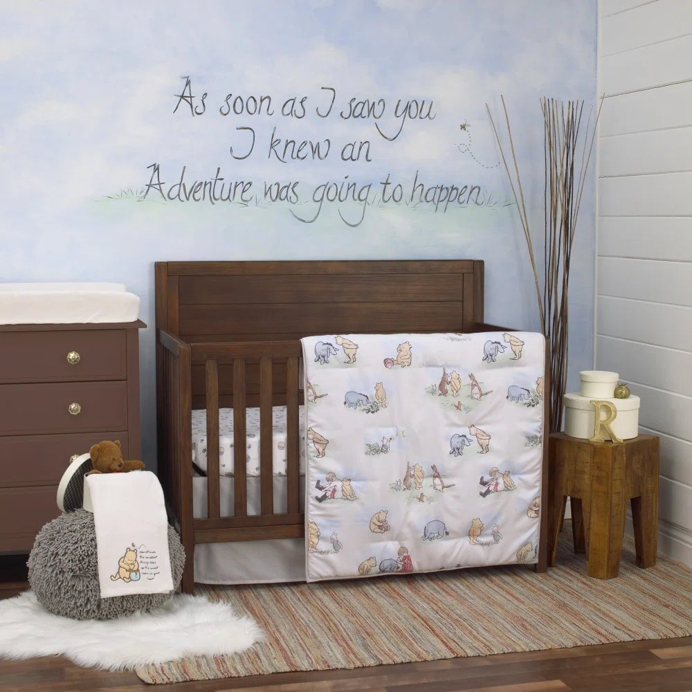 winnie the pooh boy classic storybook bedding