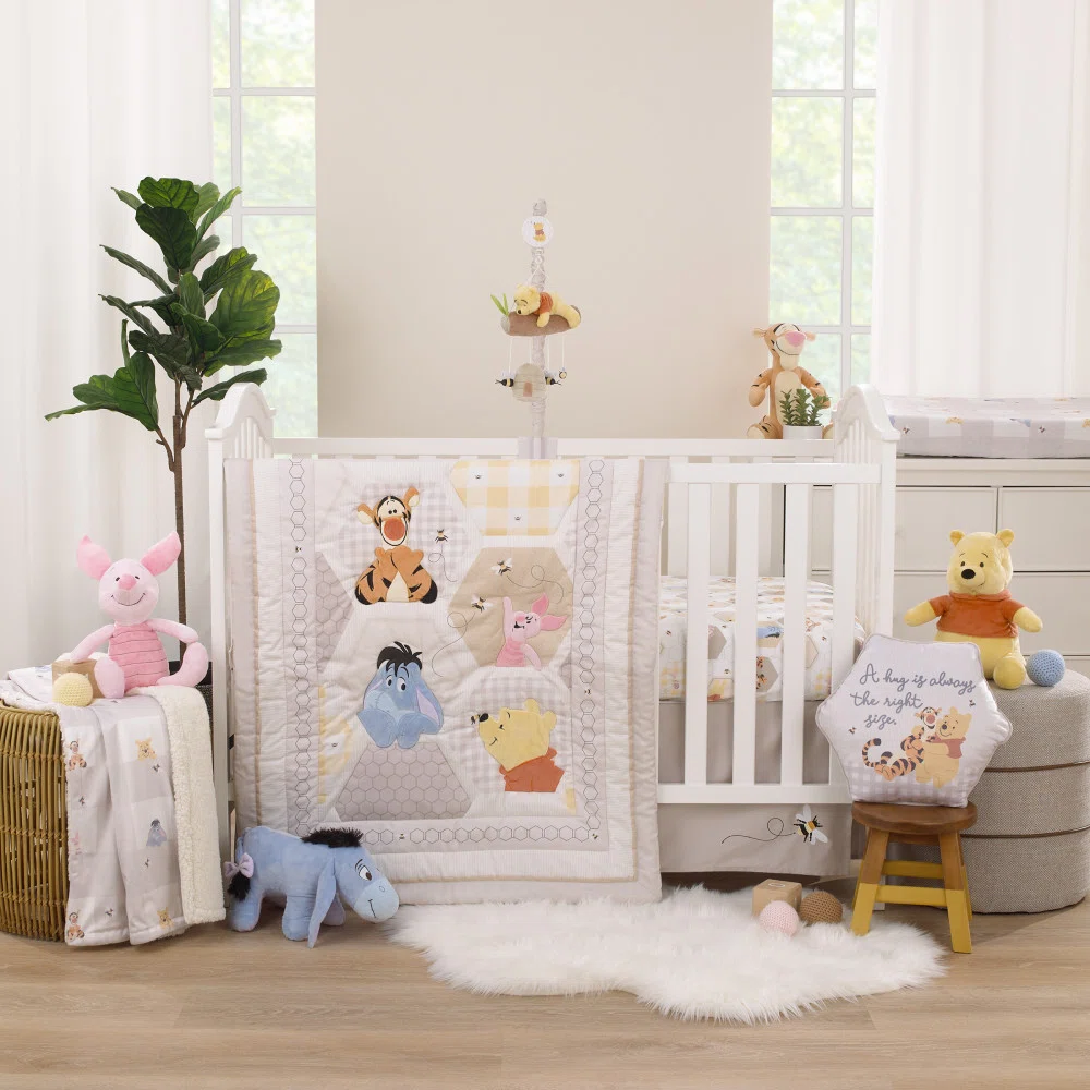 winnie the pooh and friends crib decor