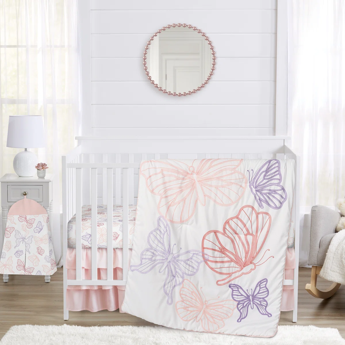 butterfly bedding set for nursery