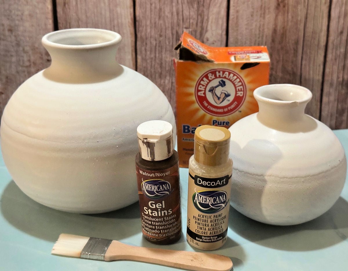 supplies needed for DIY Pottery Barn inspired rope vase