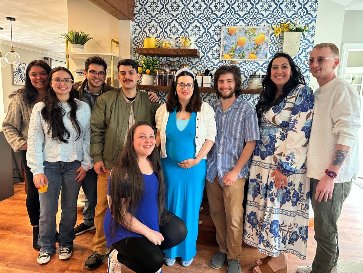 group baby shower photo