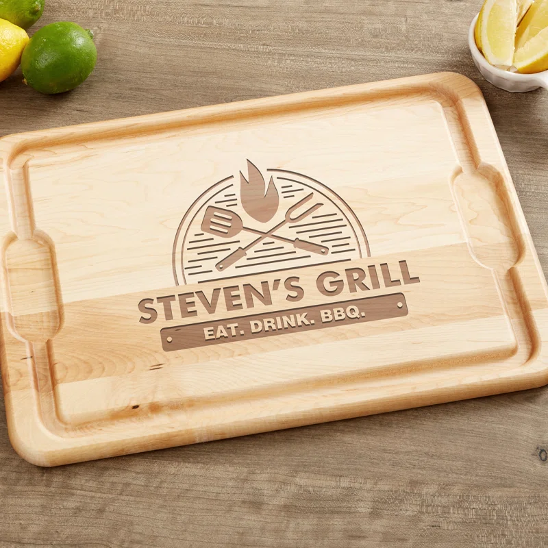 personalized wood cutting board