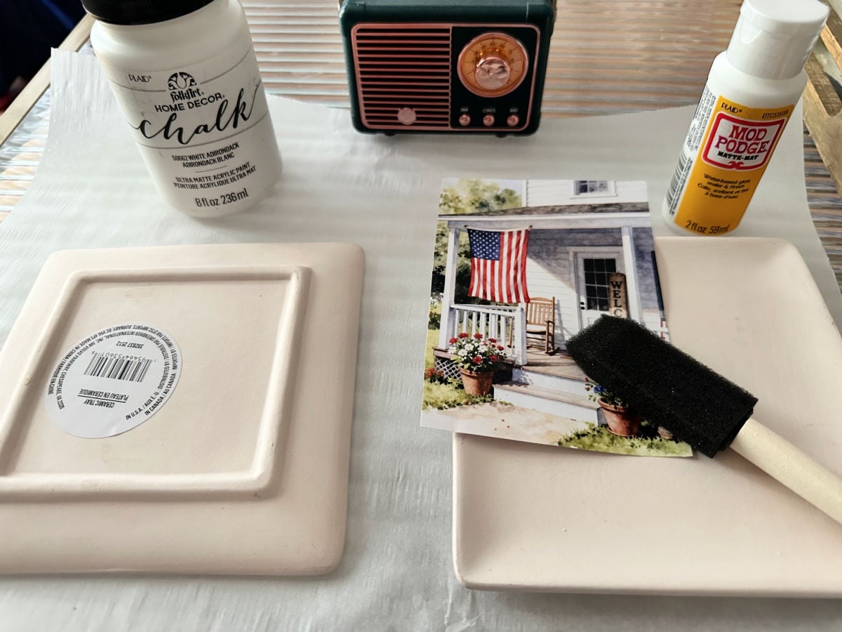 new ceramic plates at dollar tree
