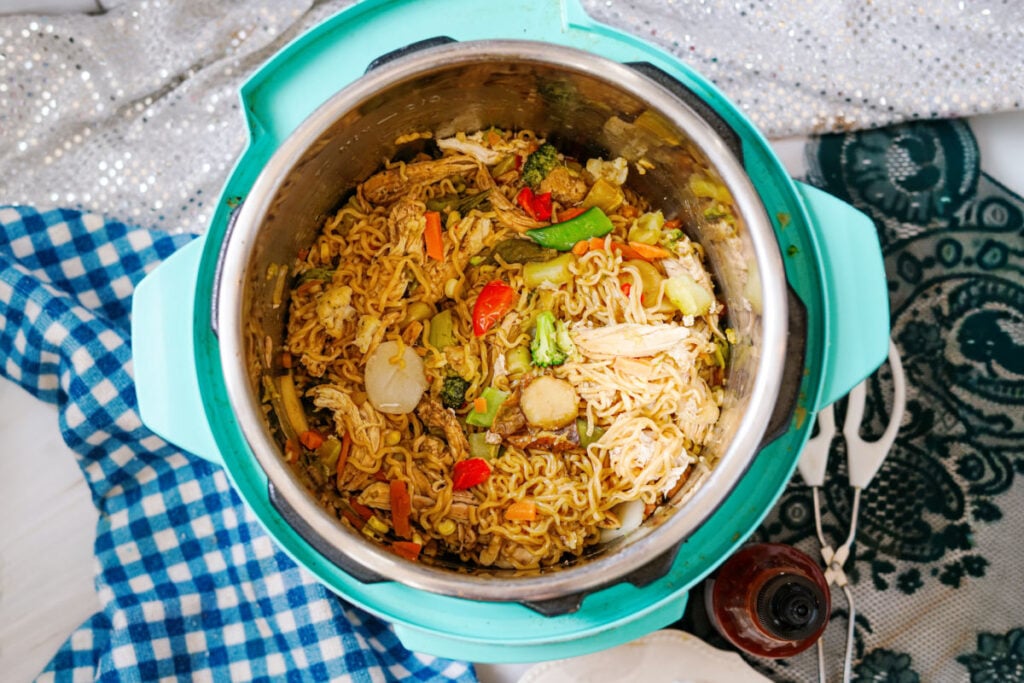 quick release instant pot with ramen noodles