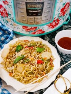 ramen noodle viral stir fry recipe in instant pot