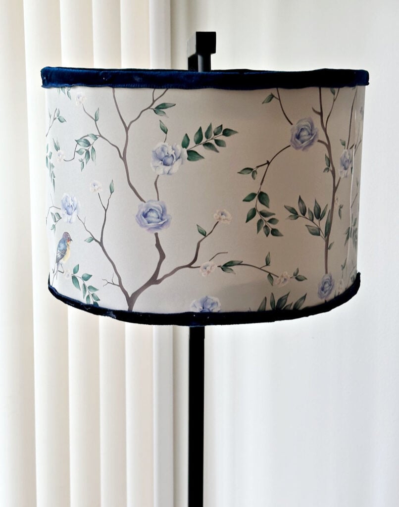 ribbon trim on lampshade