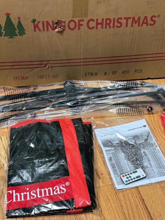 tree stand and tree storage bag