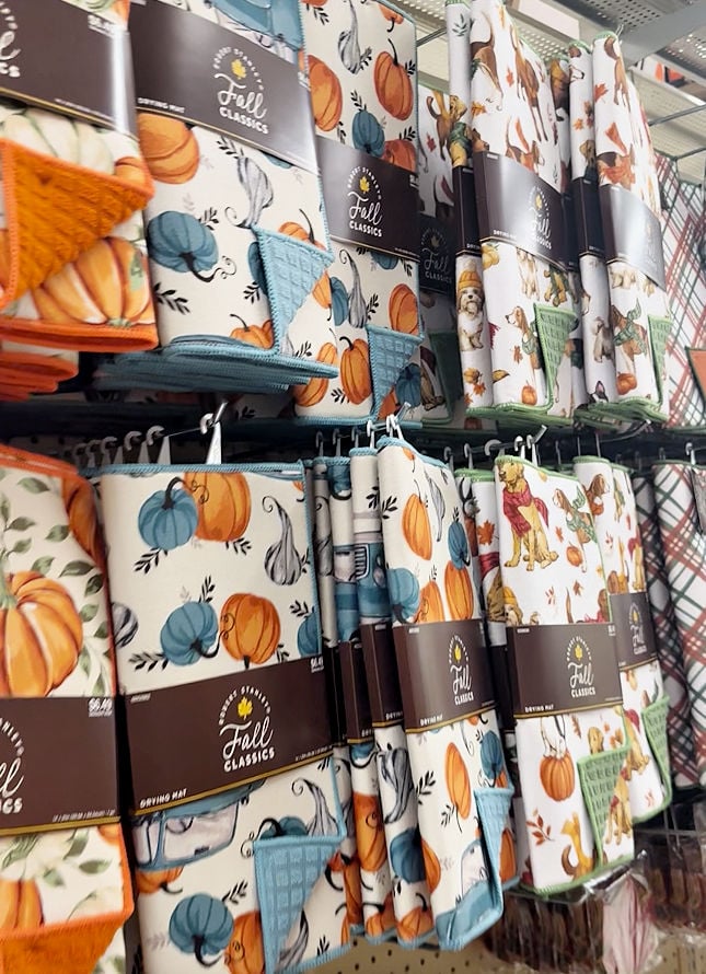 kitchen towels for fall