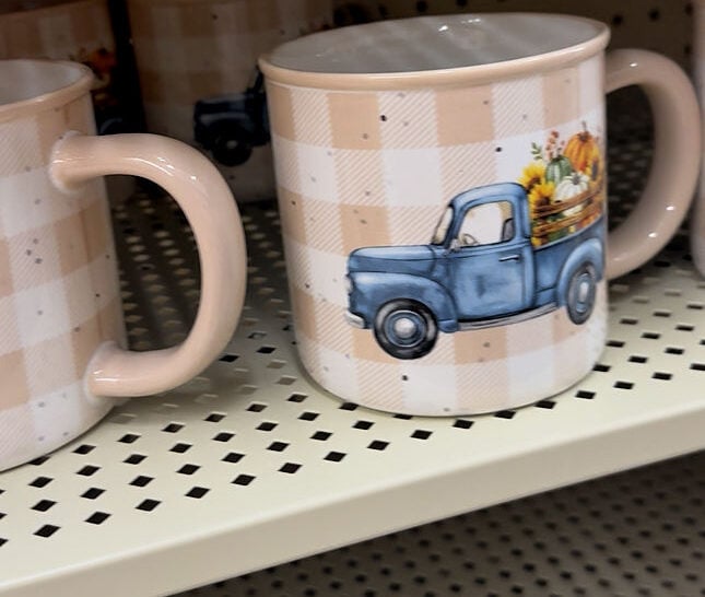 fall truck mugs