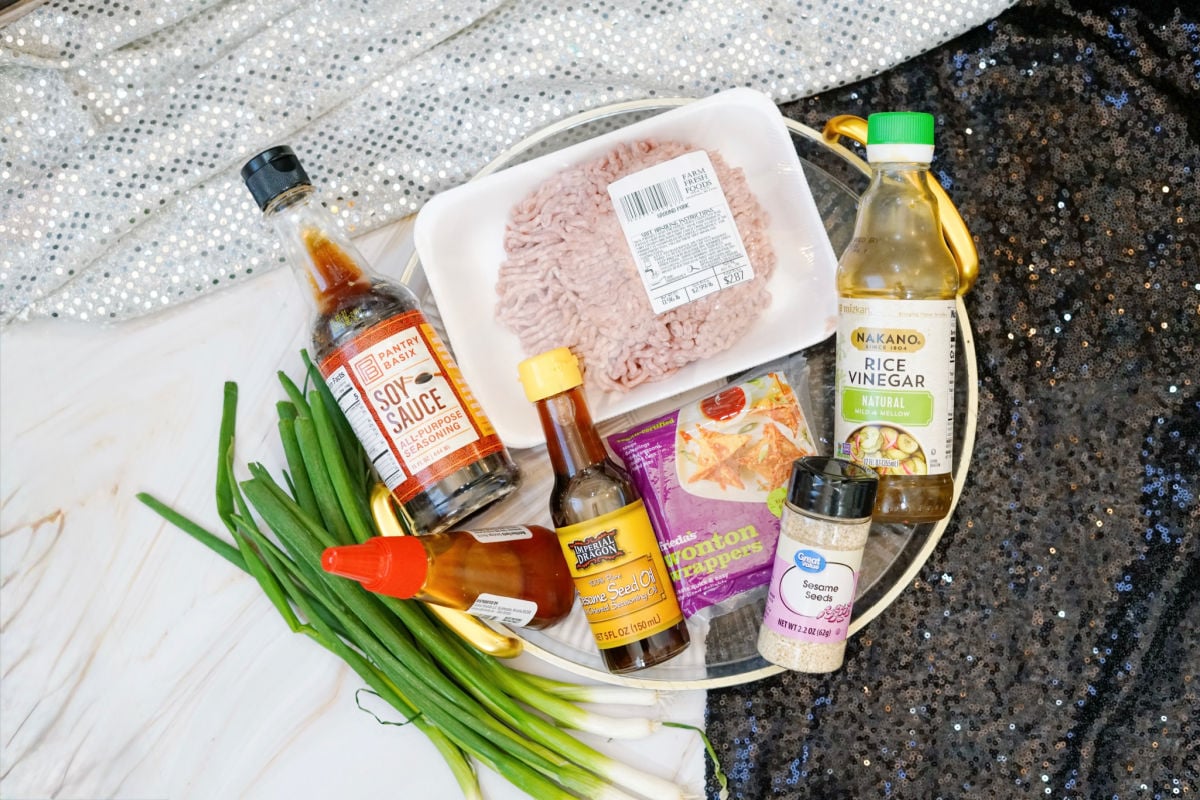 ingredients for pork blanket dumplings