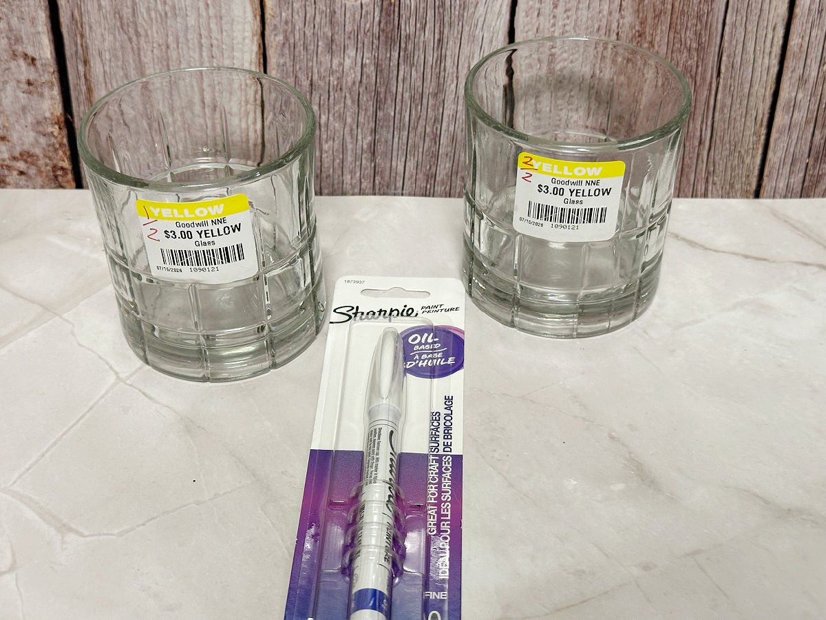supplies for diy halloween icon glasses
