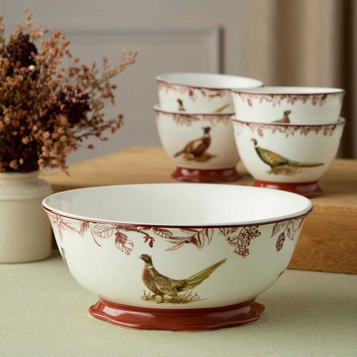 pheasant serveware